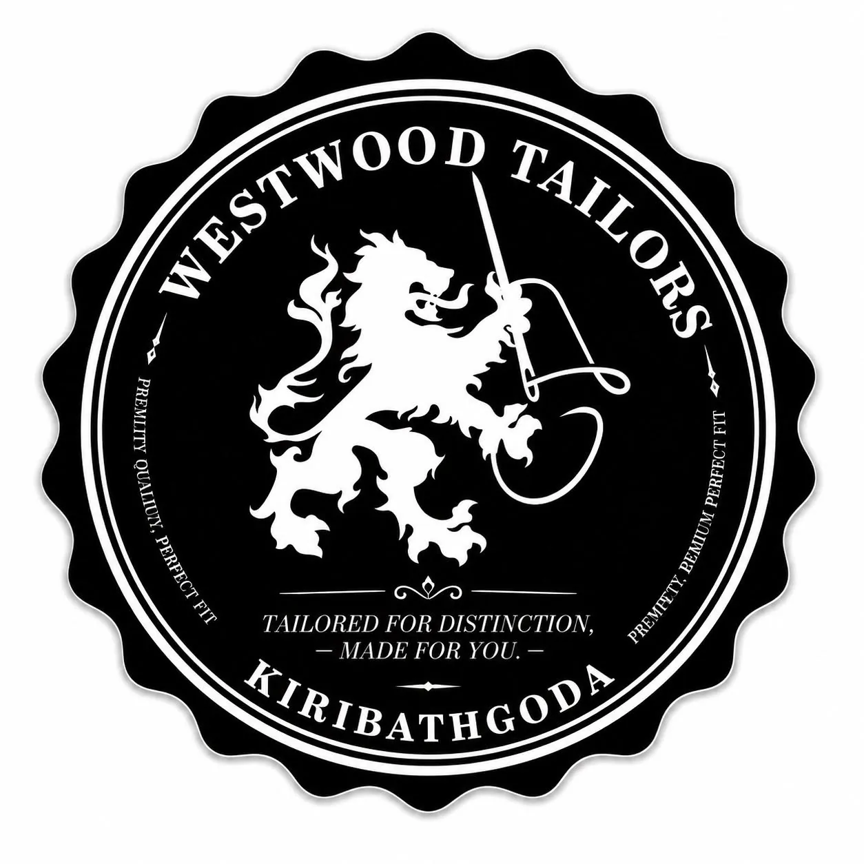 Westwood Tailors logo, Kiribathgoda